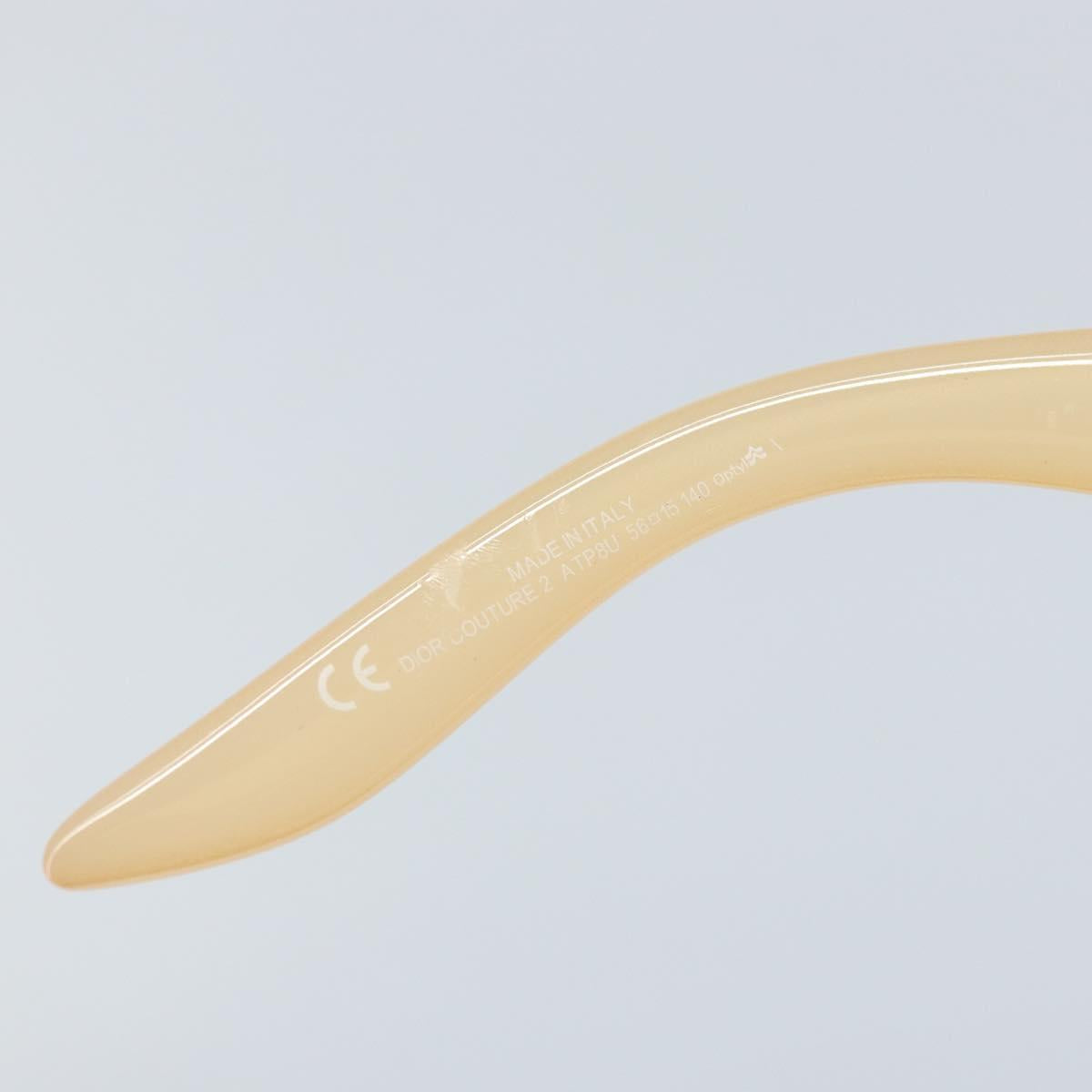 Christian Dior Sunglasses plastic Beige Auth bs33698