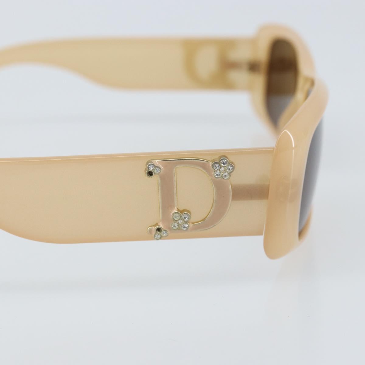 Christian Dior Sunglasses plastic Beige Auth bs33698