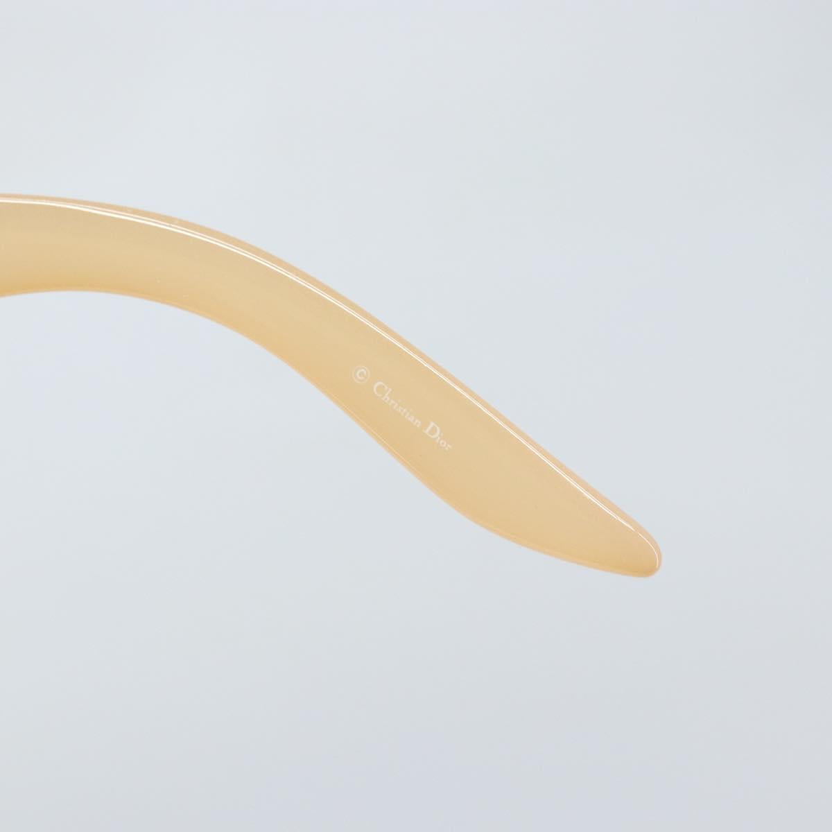 Christian Dior Sunglasses plastic Beige Auth bs33698