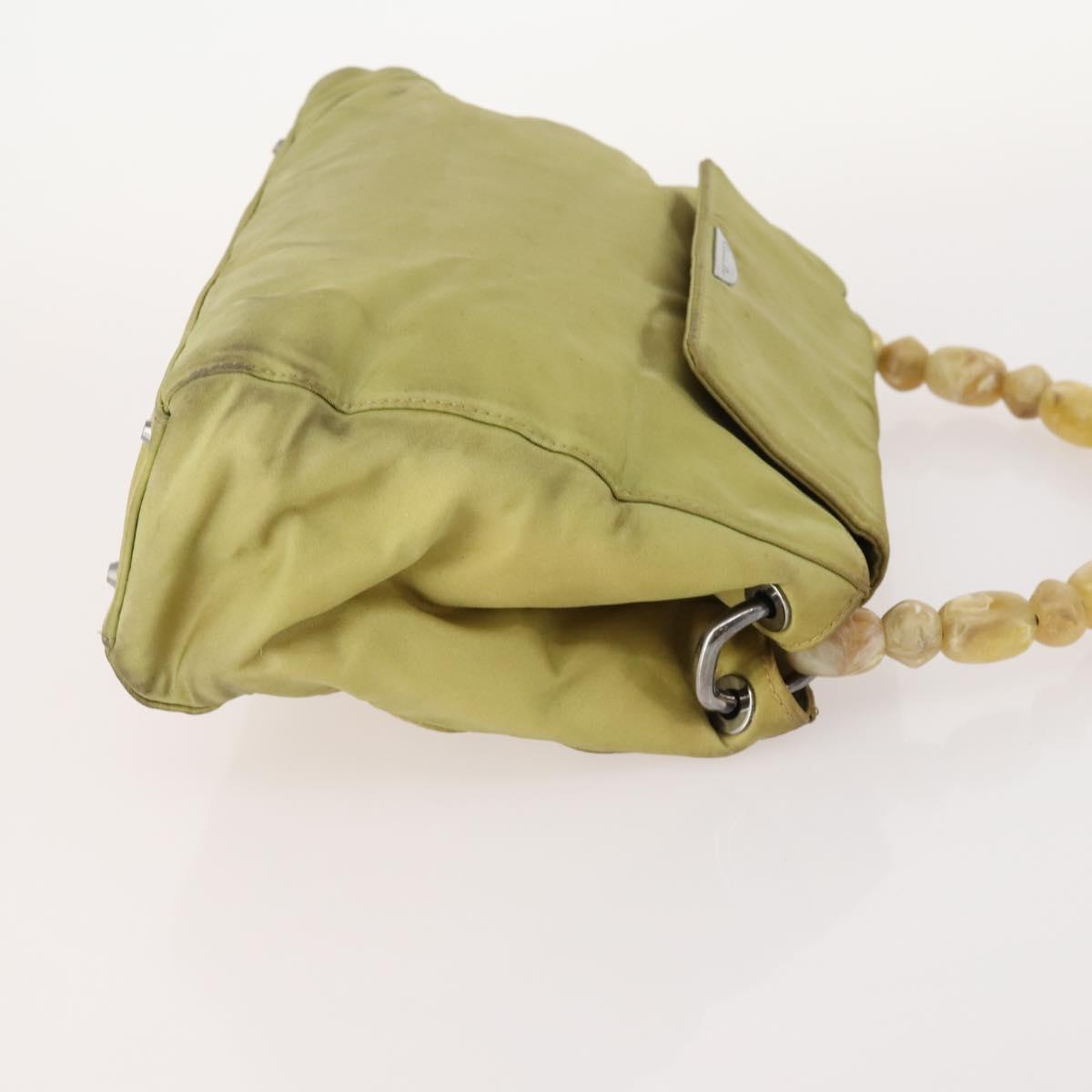 Christian Dior Trotter Canvas Hand Bag Nylon 2 Set Green Navy Auth bs33699
