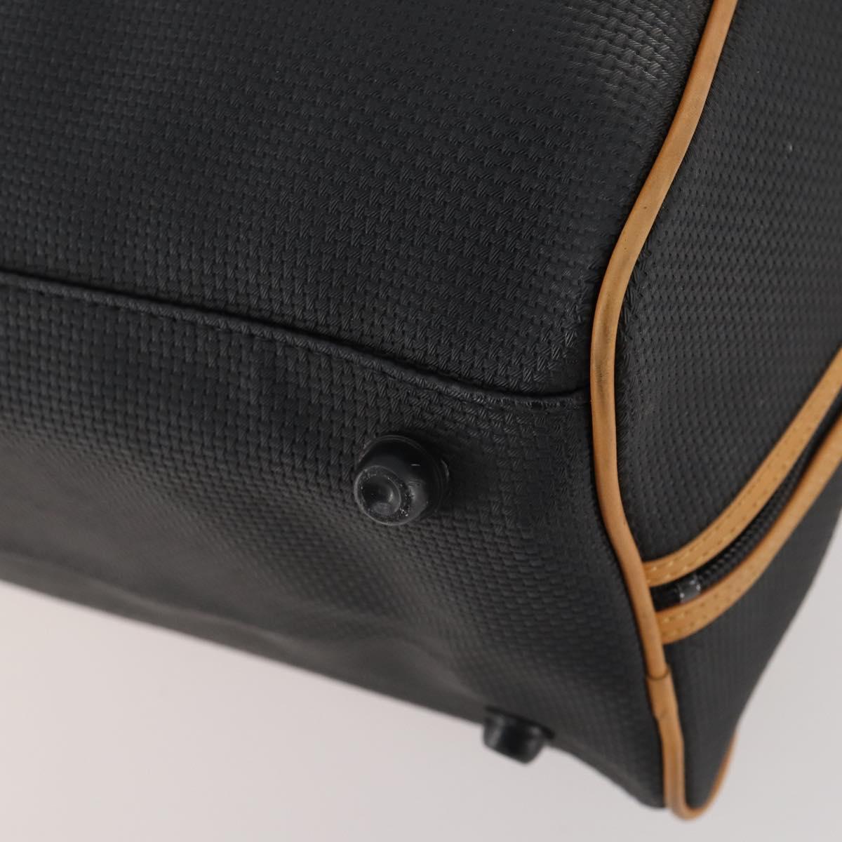 SAINT LAURENT Boston Bag PVC Black Auth bs33701