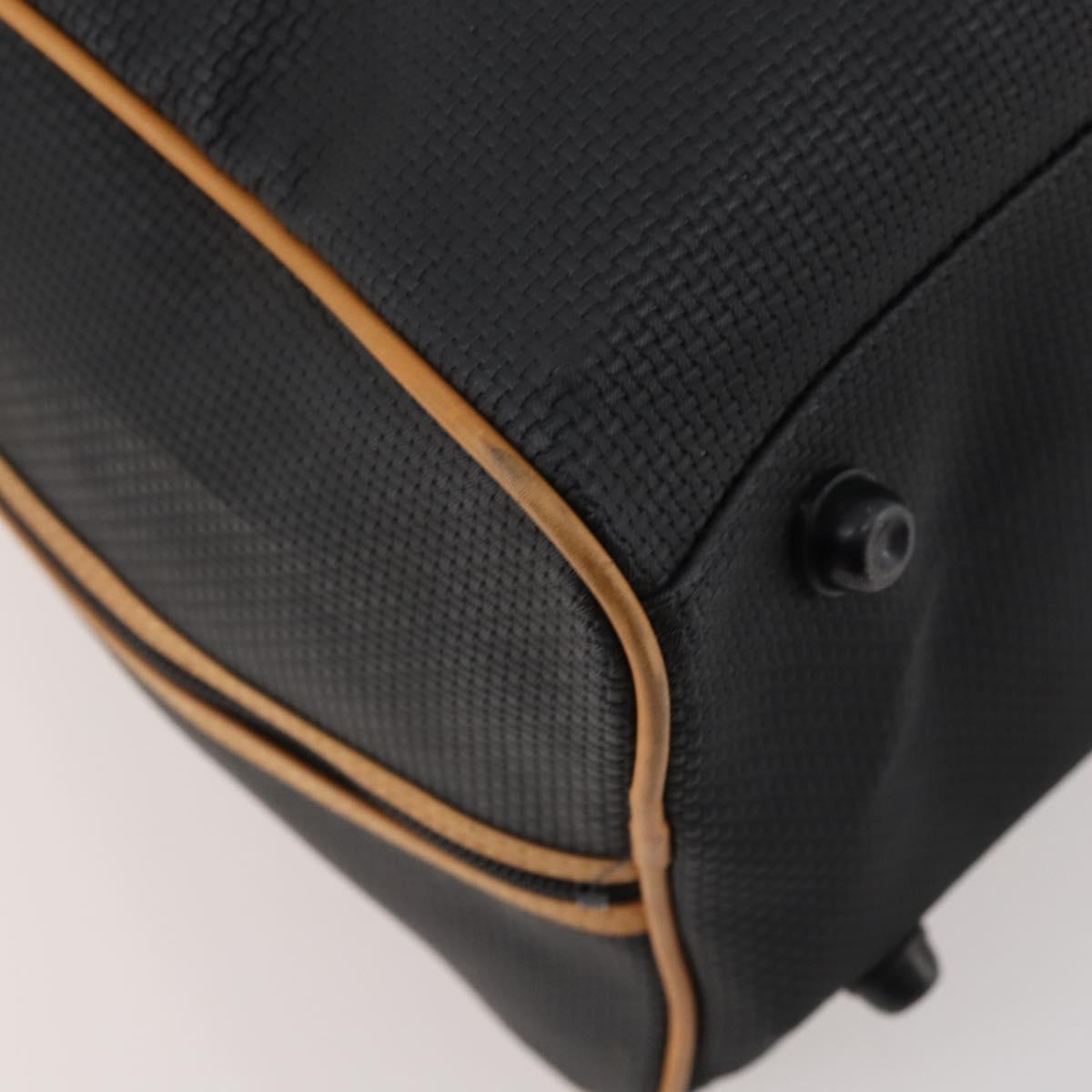 SAINT LAURENT Boston Bag PVC Black Auth bs33701