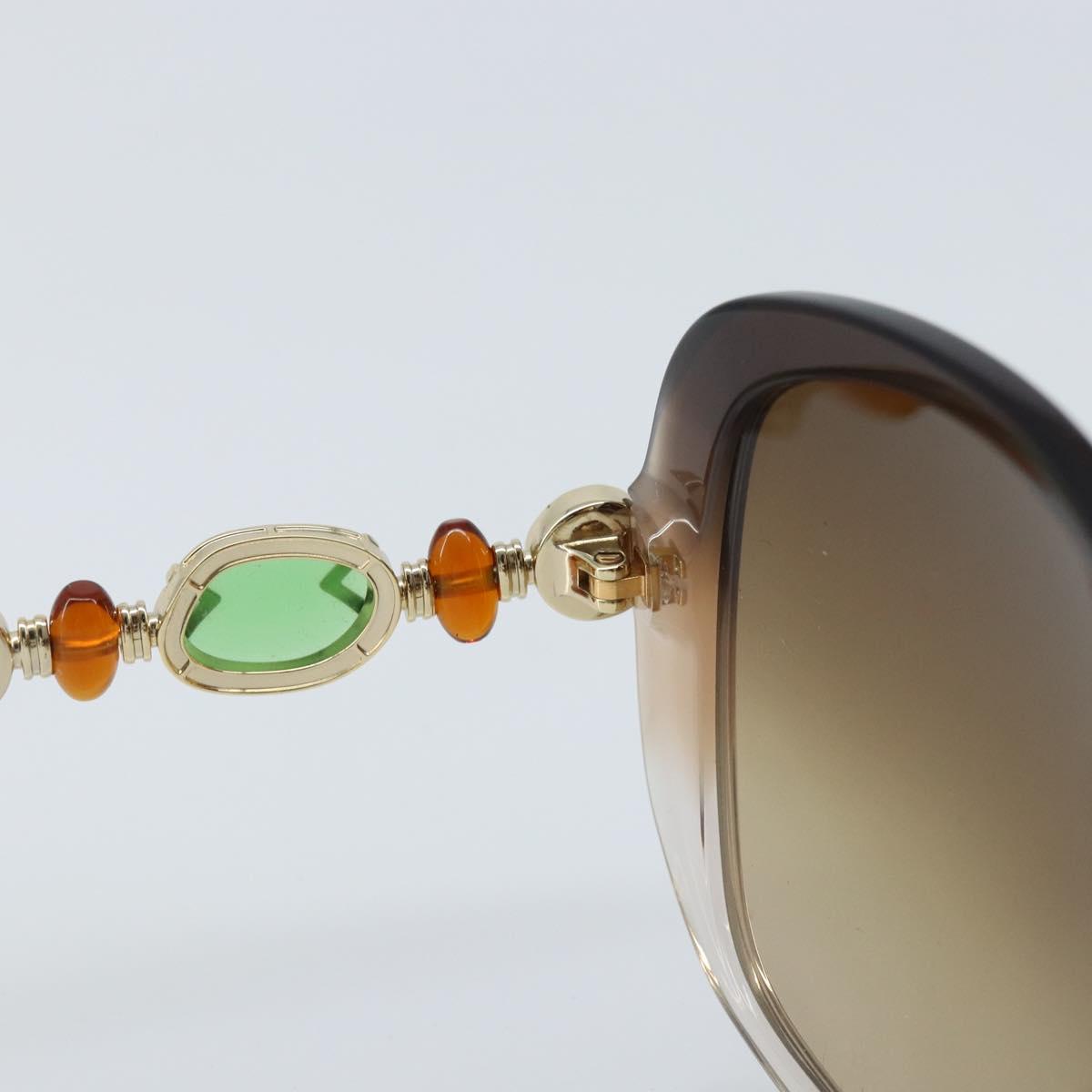 BVLGARI Sunglasses plastic Brown Auth bs33710