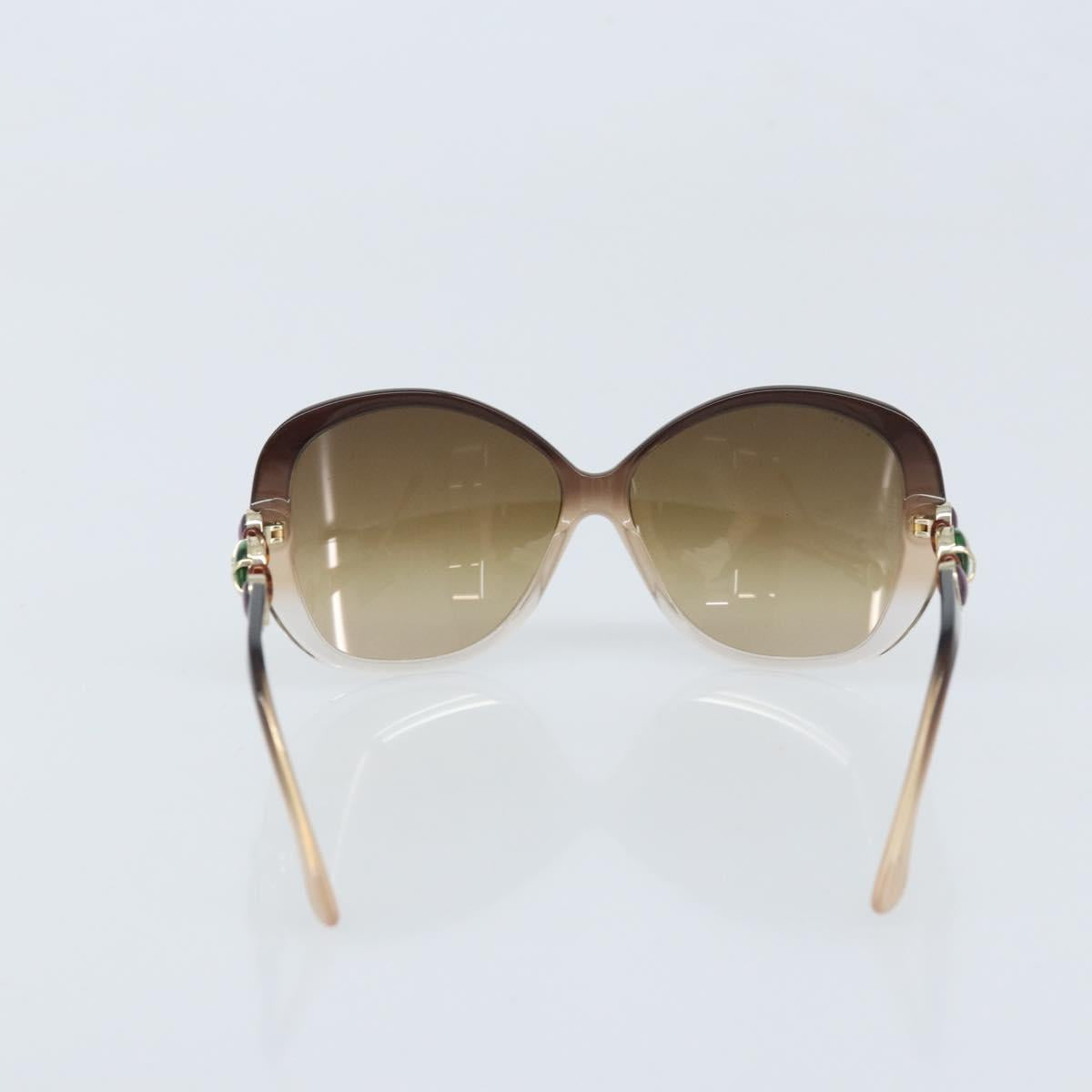 BVLGARI Sunglasses plastic Brown Auth bs33710