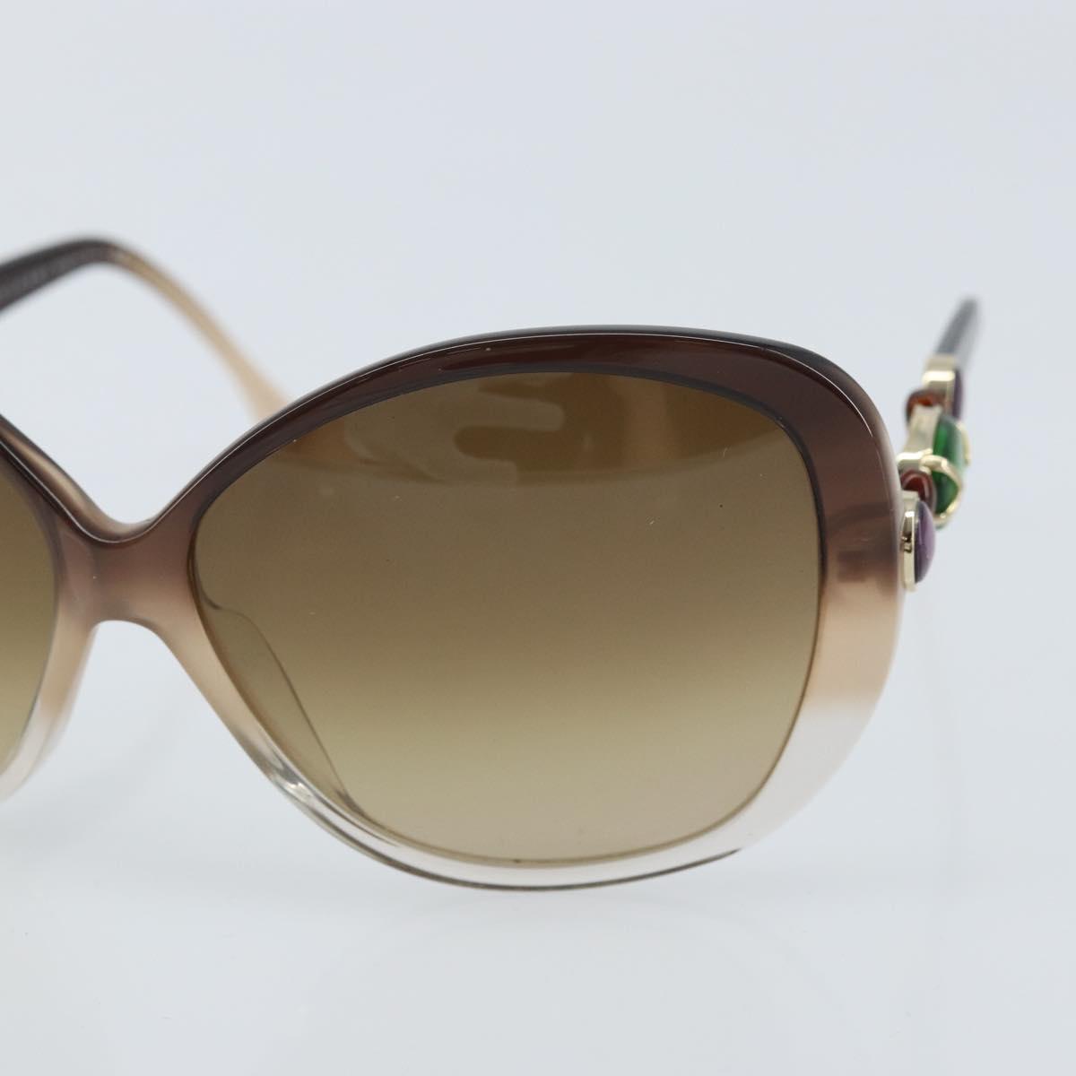 BVLGARI Sunglasses plastic Brown Auth bs33710