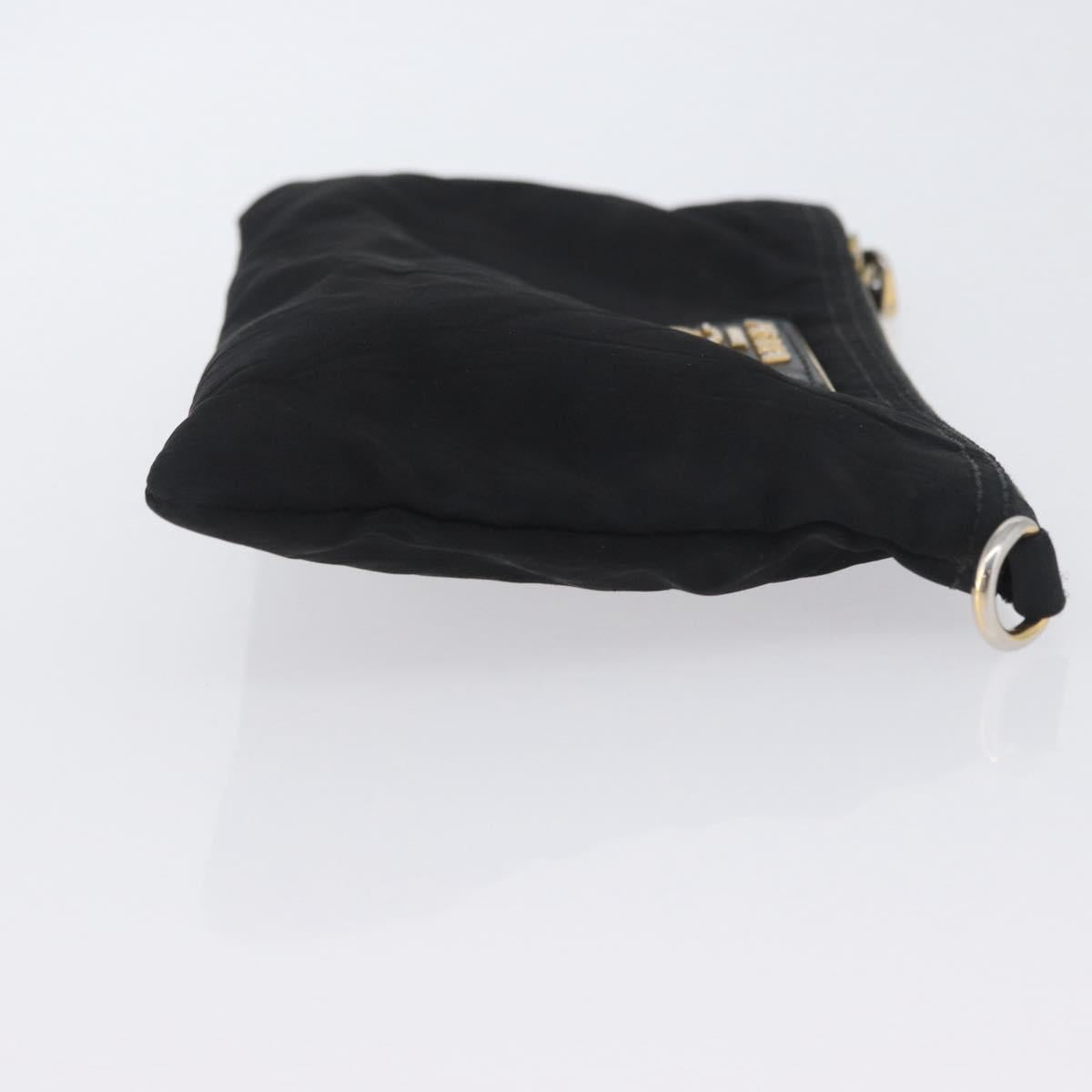 PRADA Pouch Nylon 2 Set Khaki Black Auth bs33737