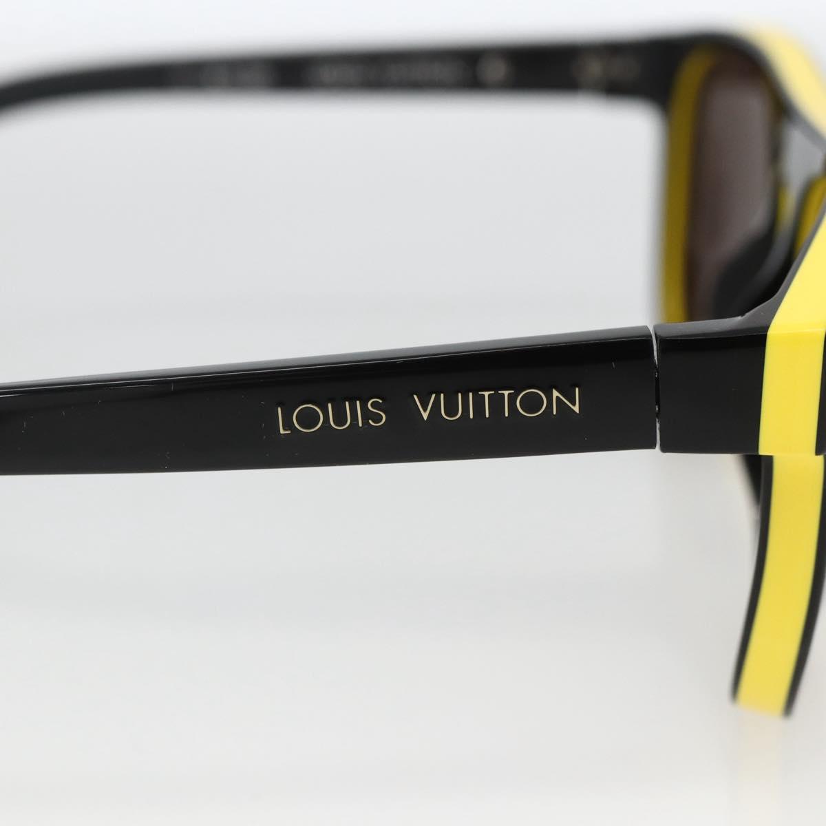 LOUIS VUITTON Sunglasses plastic Black Z0794E LV Auth bs33748