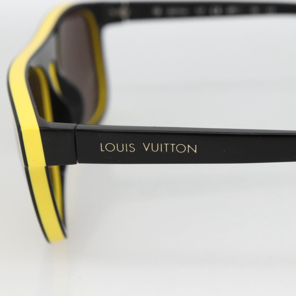 LOUIS VUITTON Sunglasses plastic Black Z0794E LV Auth bs33748
