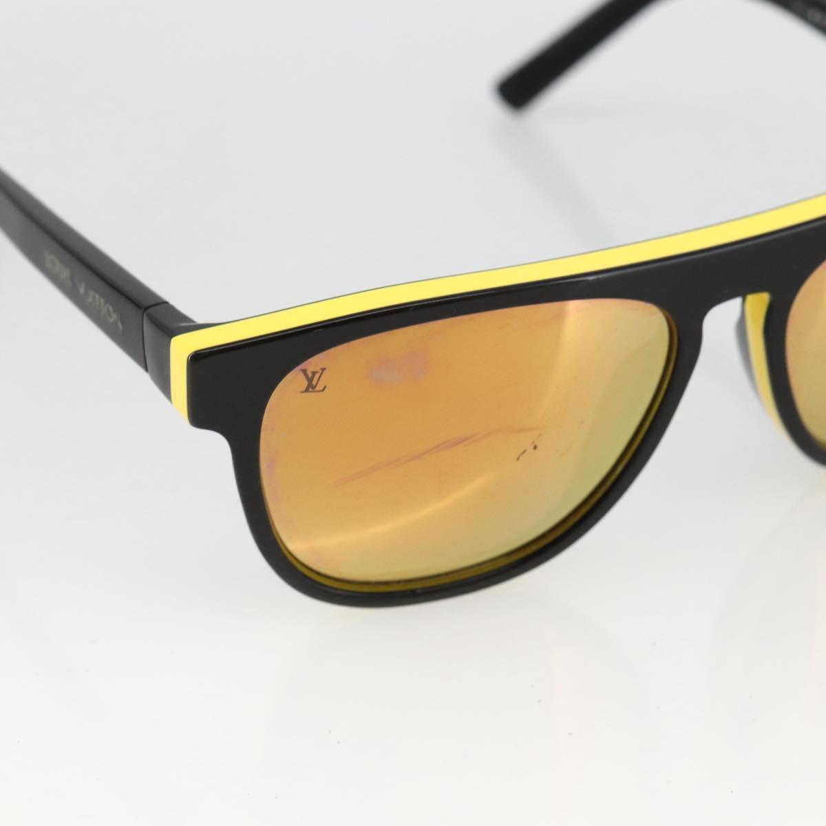 LOUIS VUITTON Sunglasses plastic Black Z0794E LV Auth bs33748