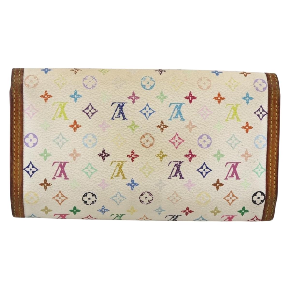 LOUIS VUITTON Multicolor Porte Tresor International Wallet M92659 Auth bs33784
