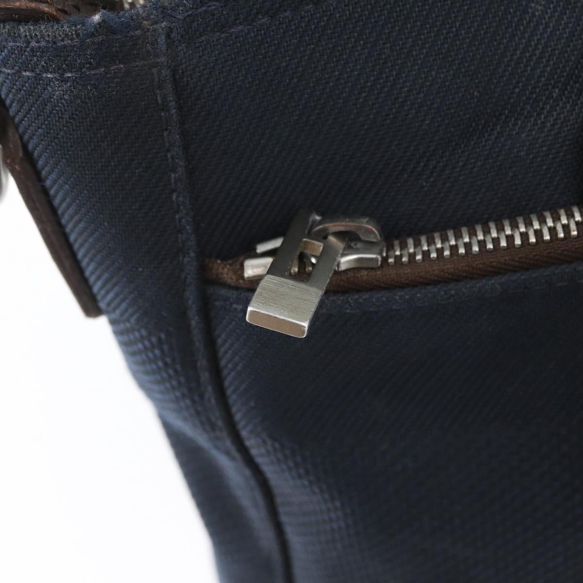 LOUIS VUITTON Damier Geant John Gruer Tote Bag Navy N48089 LV Auth bs33788