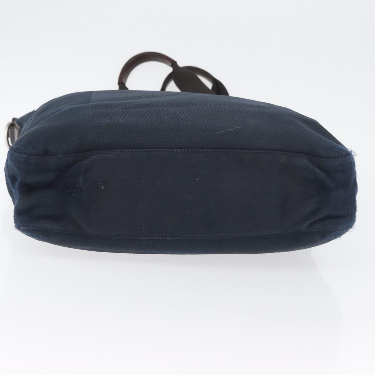 LOUIS VUITTON Damier Geant John Gruer Tote Bag Navy N48089 LV Auth bs33788