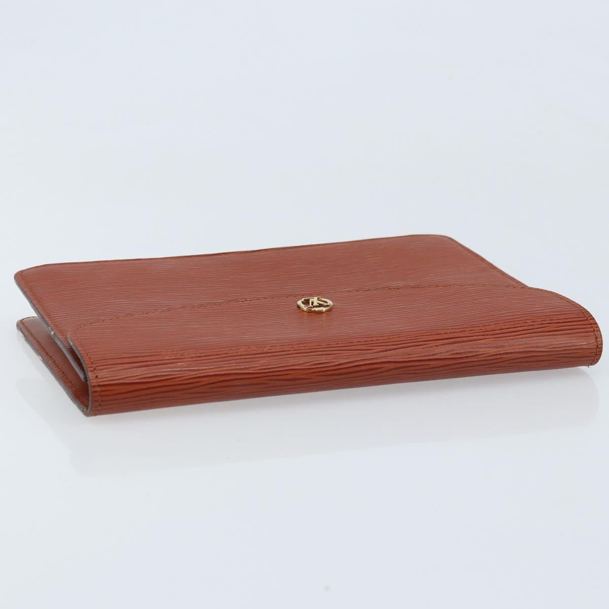 LOUIS VUITTON Epi Montaigne 23 Clutch Bag Brown M52663 LV Auth bs33790
