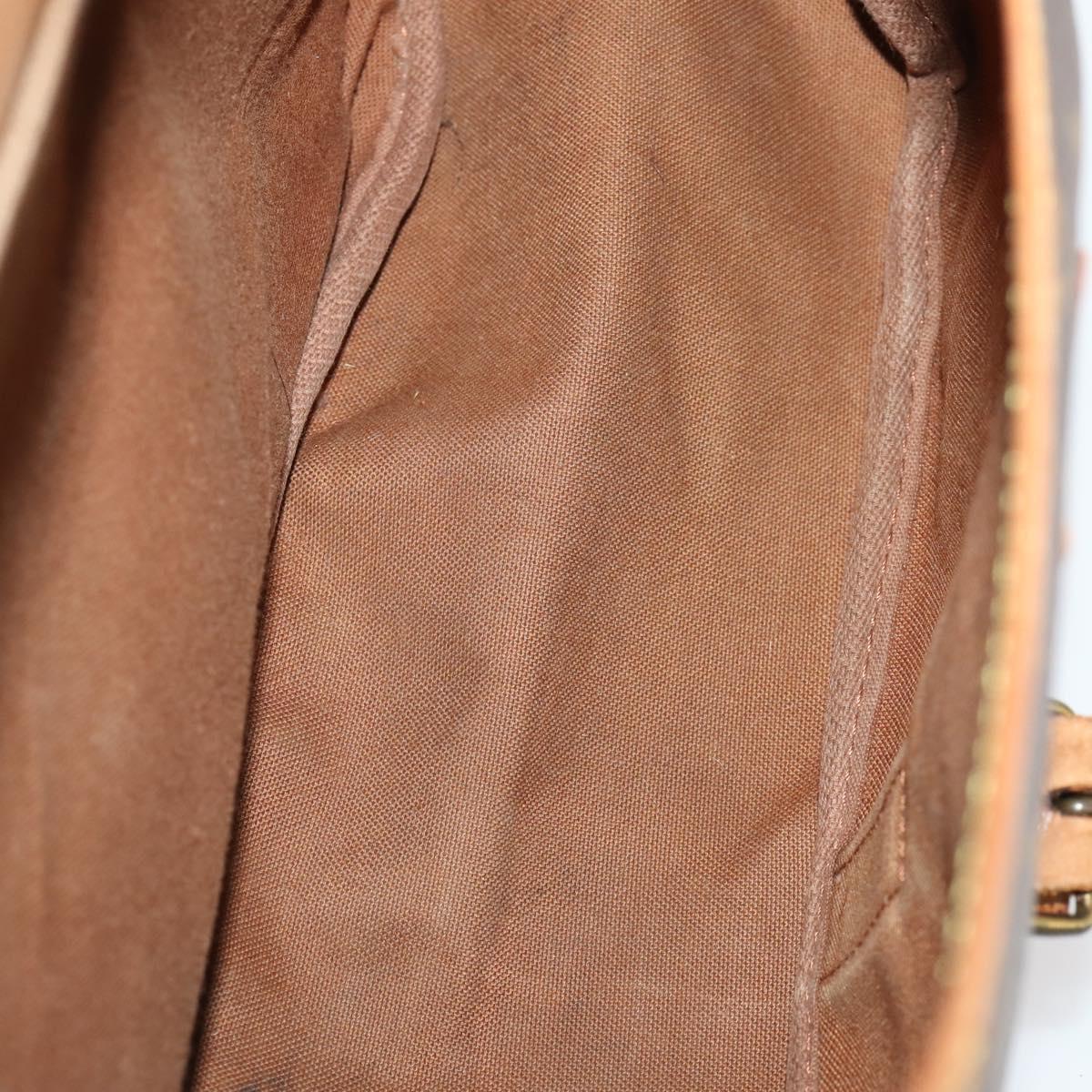 LOUIS VUITTON Monogram Saumur 35 Shoulder Bag M42254 LV Auth bs33791