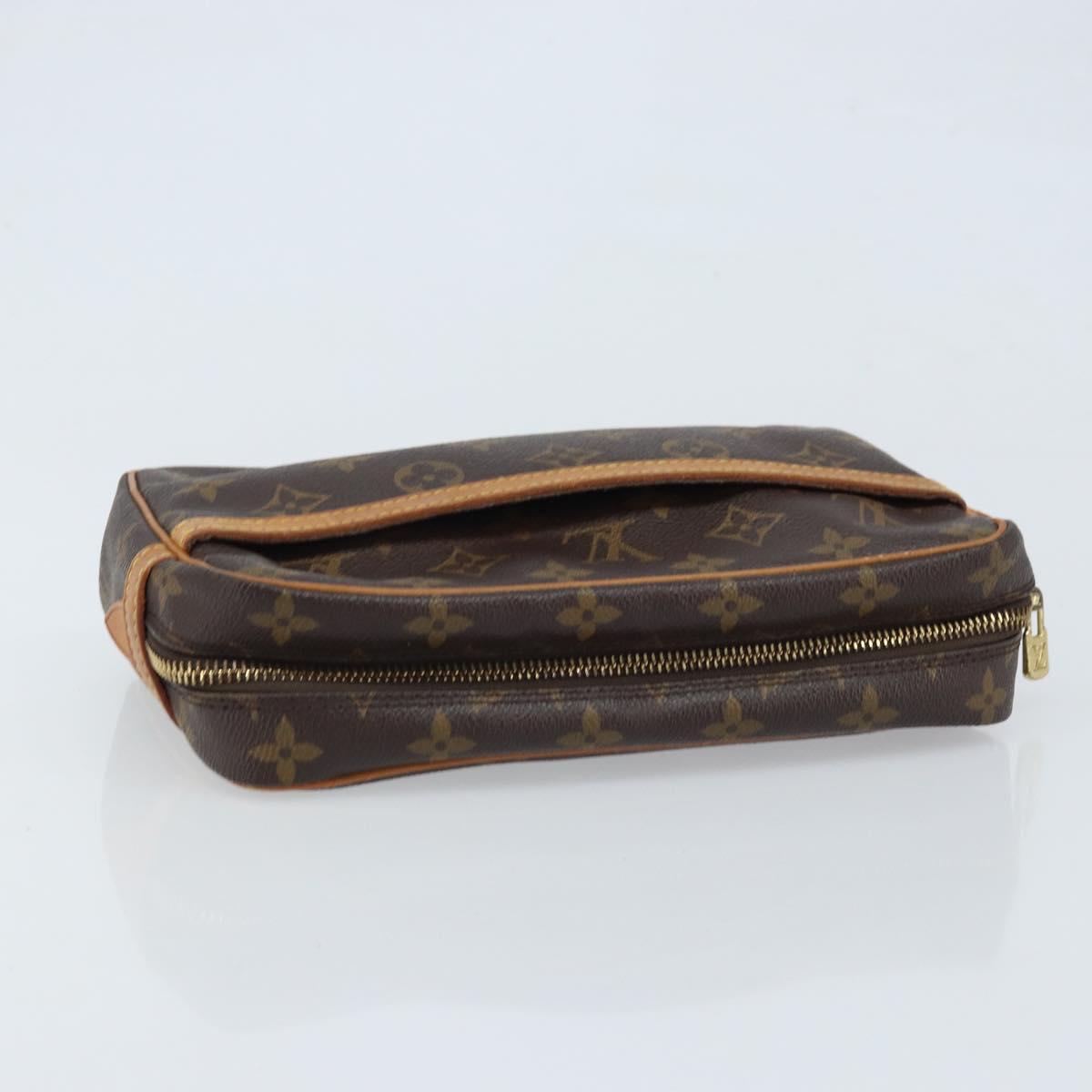 LOUIS VUITTON Monogram Compiegne 23 Clutch Bag M51847 LV Auth bs33796