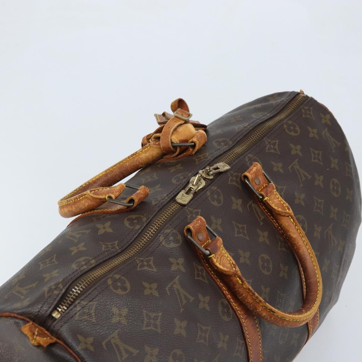 LOUIS VUITTON Monogram Keepall 45 Boston Bag M41428 LV Auth bs33799