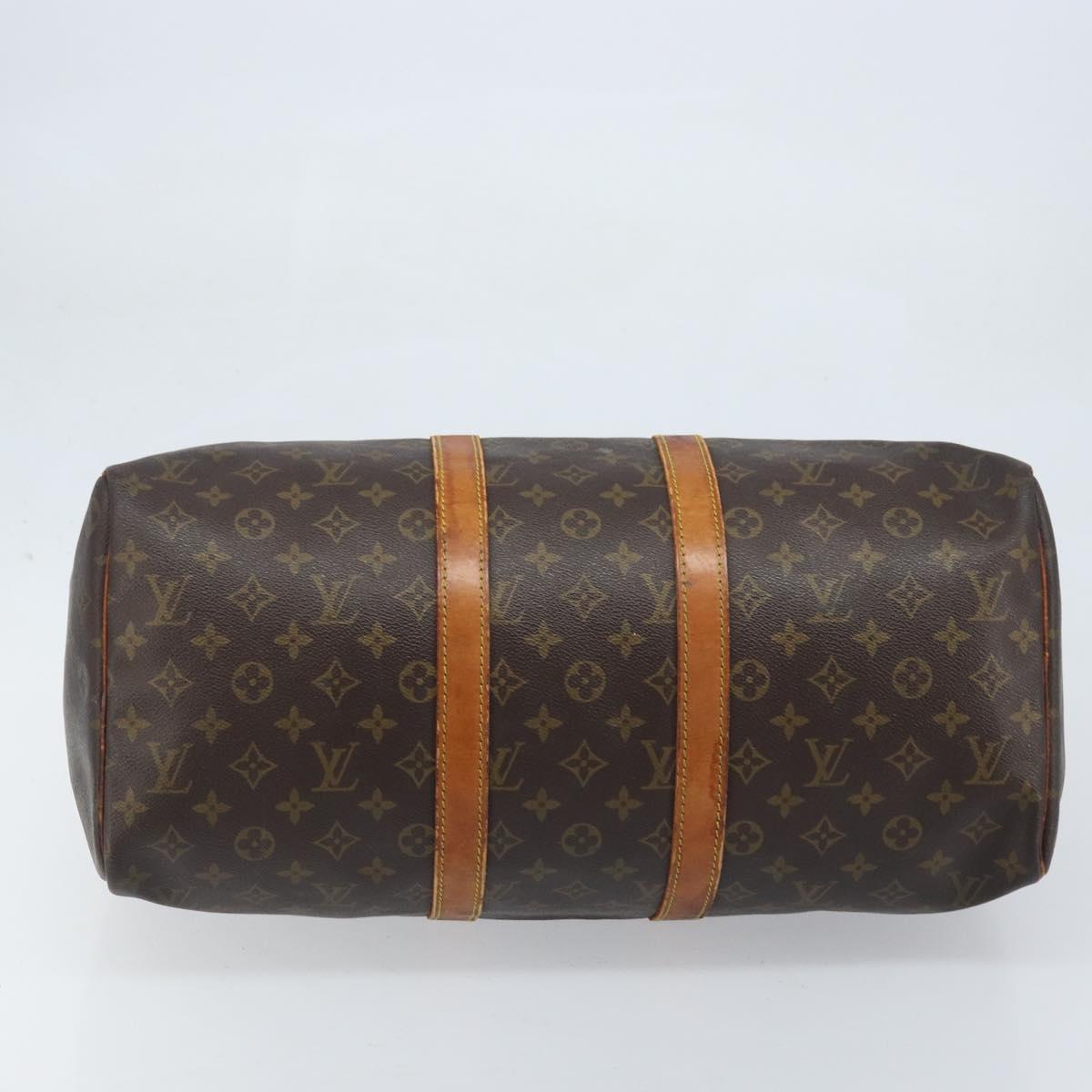 LOUIS VUITTON Monogram Keepall 45 Boston Bag M41428 LV Auth bs33799