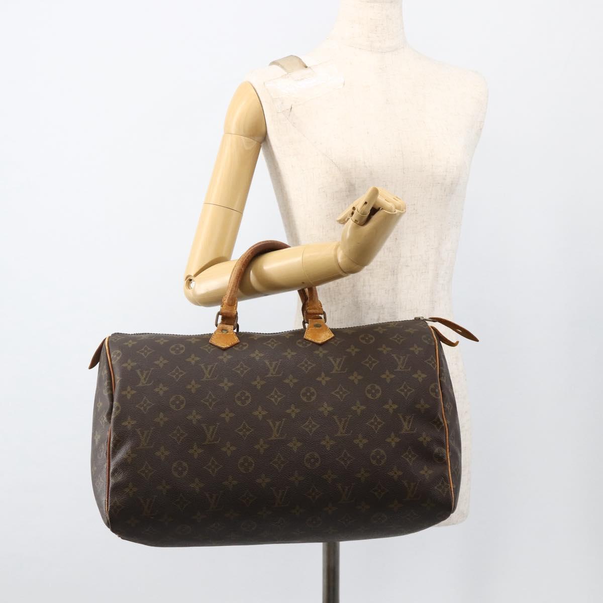 LOUIS VUITTON Monogram Speedy 40 Hand Bag M41522 LV Auth bs33801