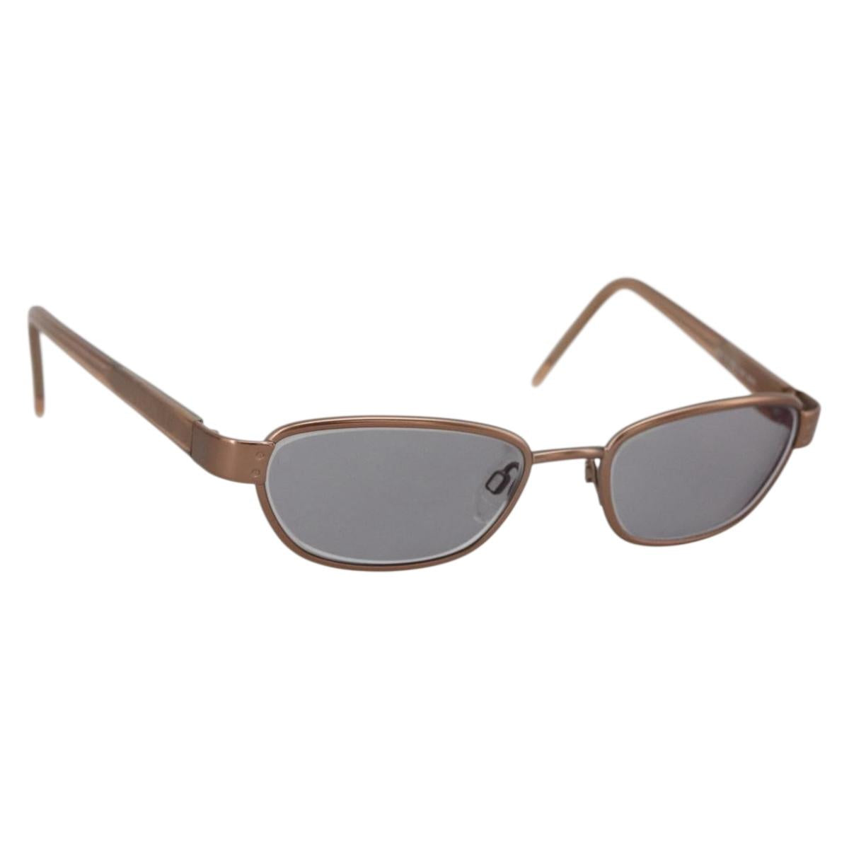 CHANEL Sunglasses plastic Bronze CC Auth bs33807