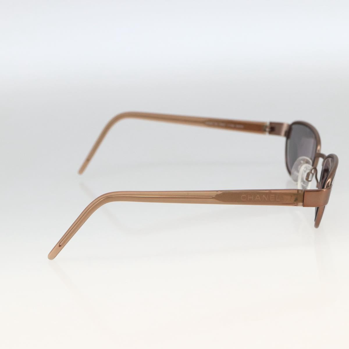 CHANEL Sunglasses plastic Bronze CC Auth bs33807