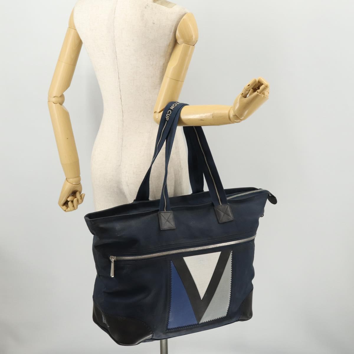 LOUIS VUITTON LV Cup Turmantin Shoulder Bag Navy M80704 LV Auth bs33843