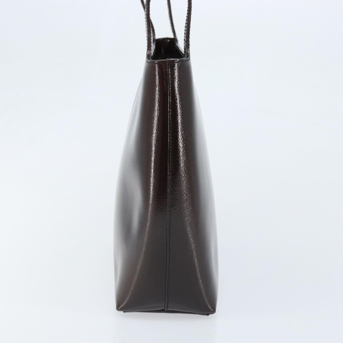 GUCCI Tote Bag Leather Brown 001 2058 3021 Auth bs33849