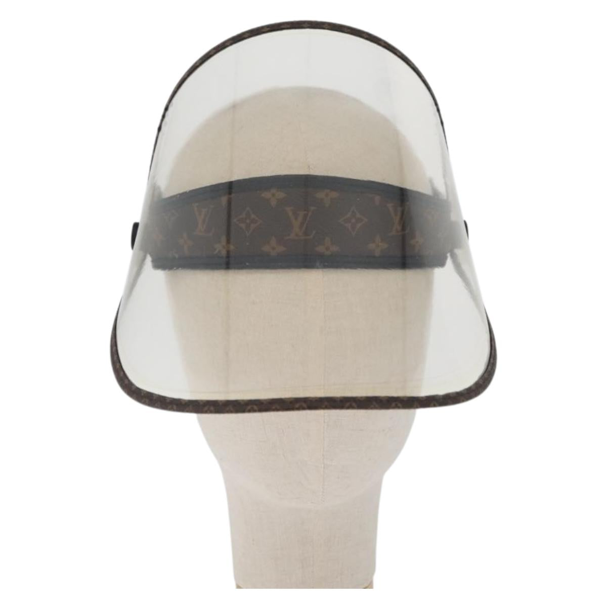 LOUIS VUITTON Monogram Viger LV Shield Sun Visor M76727 LV Auth bs33856