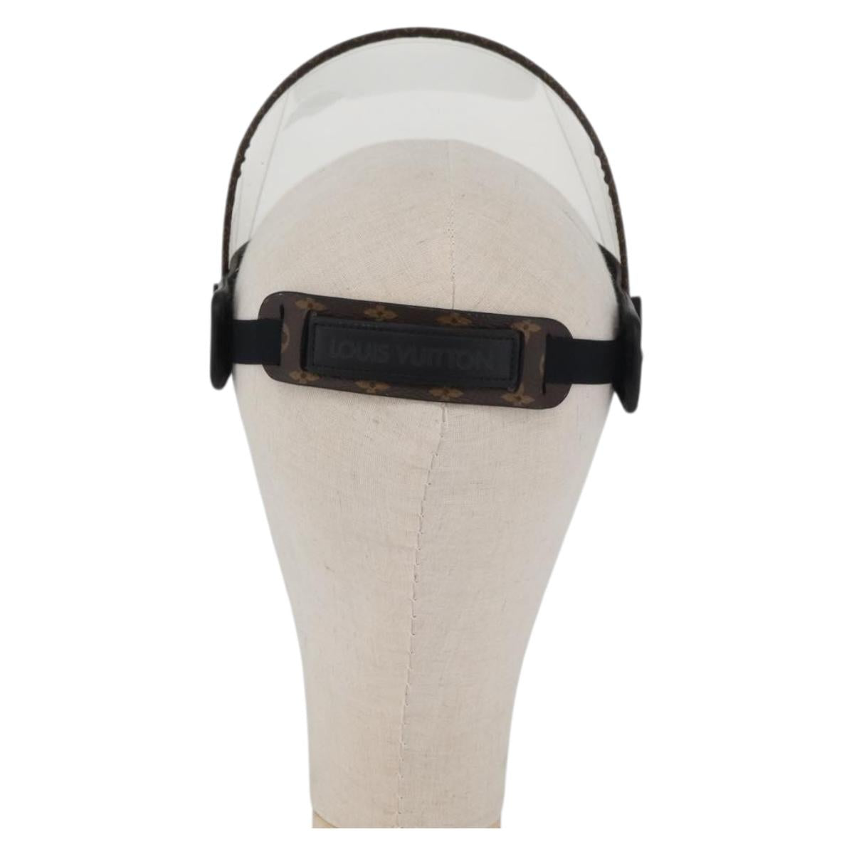 LOUIS VUITTON Monogram Viger LV Shield Sun Visor M76727 LV Auth bs33856