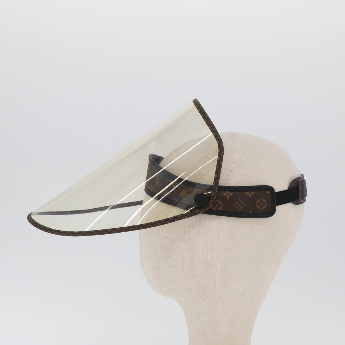 LOUIS VUITTON Monogram Viger LV Shield Sun Visor M76727 LV Auth bs33856