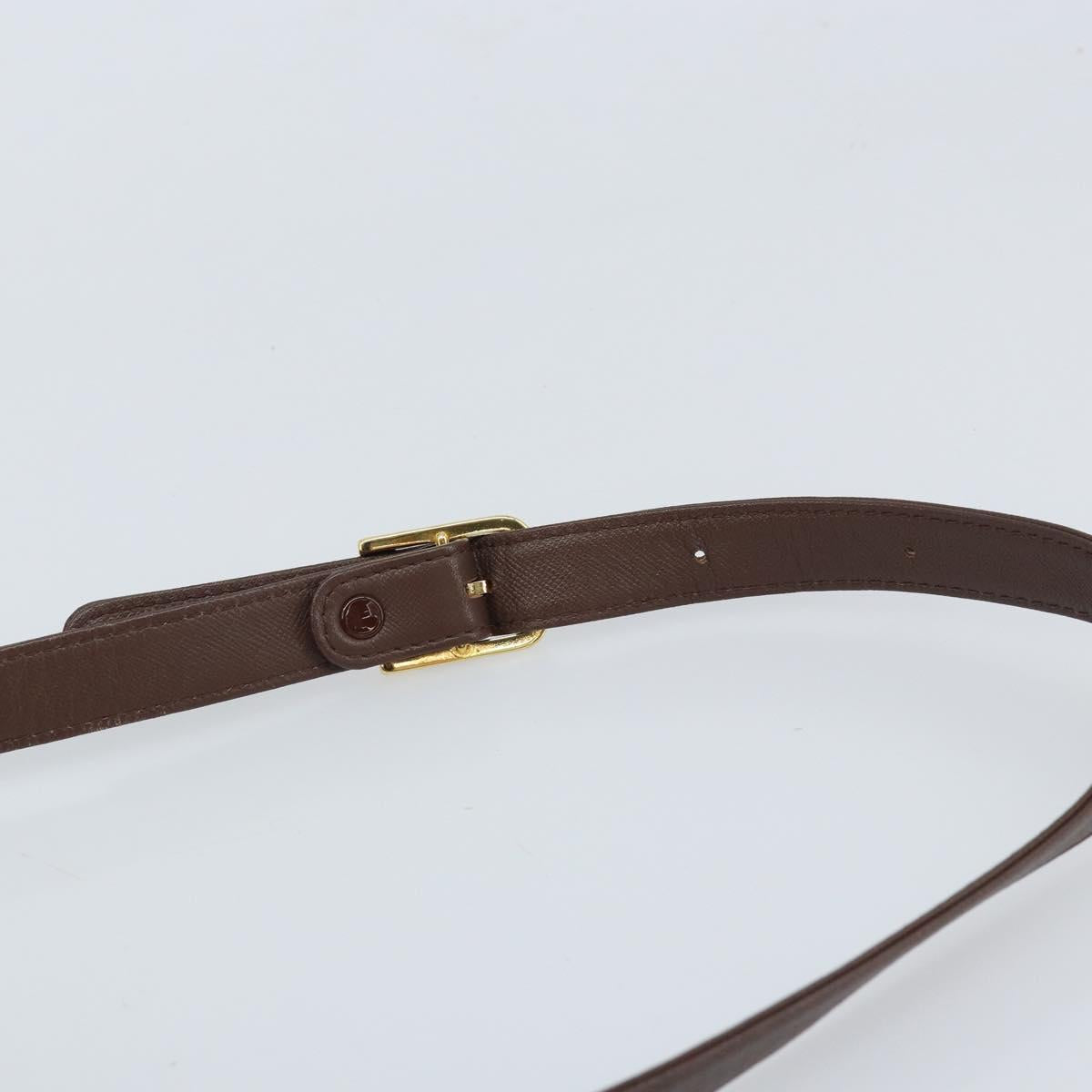 Burberrys Nova Check Shoulder Bag Canvas Brown Gold Auth bs33874