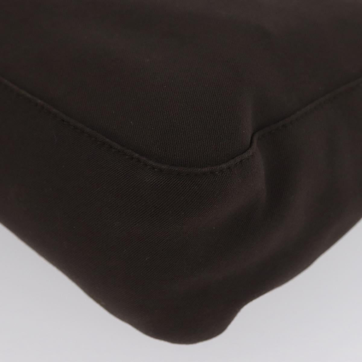 Salvatore Ferragamo Hand Bag Nylon Brown Auth bs33877