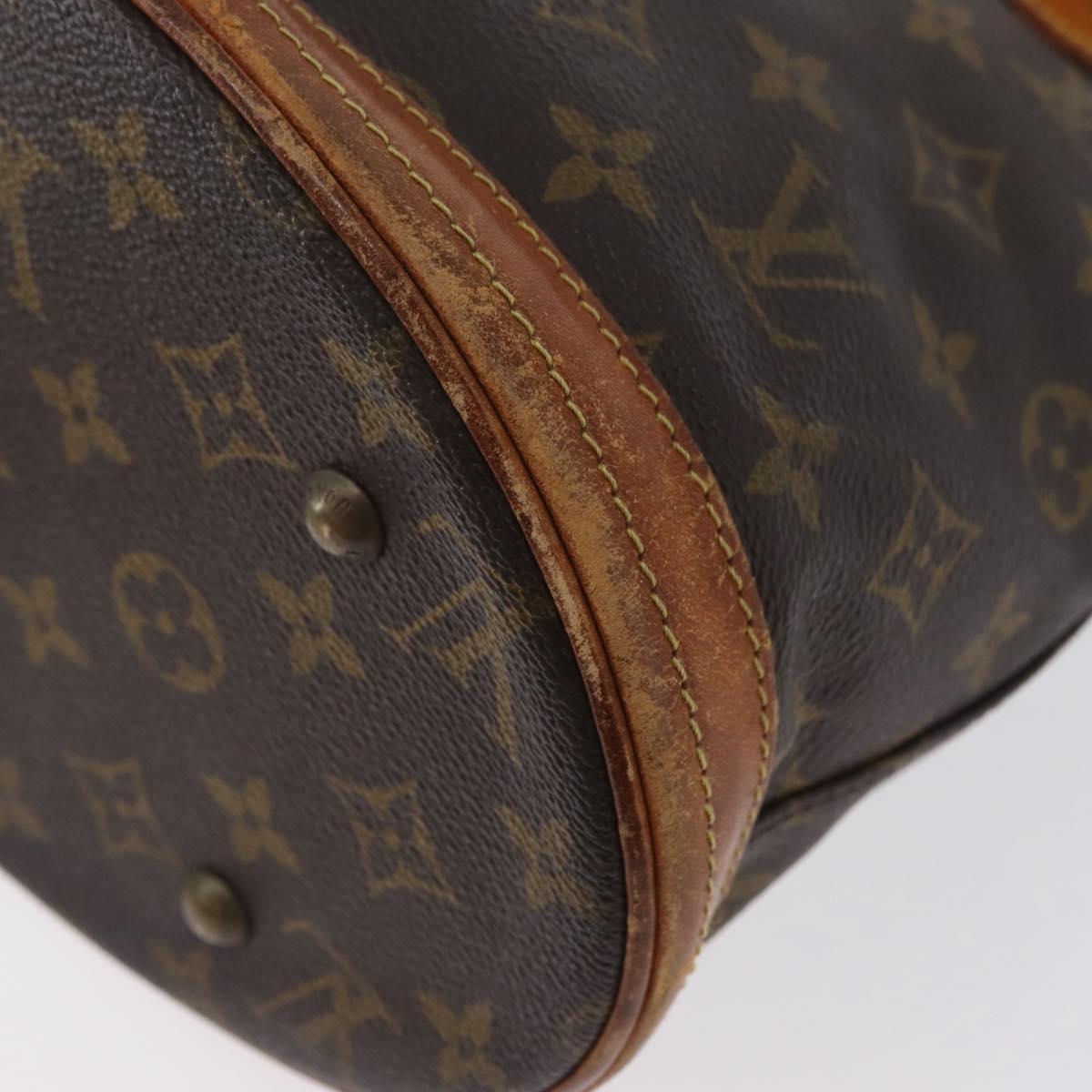 LOUIS VUITTON Monogram Bucket PM Shoulder Bag M42238 LV Auth bs33892