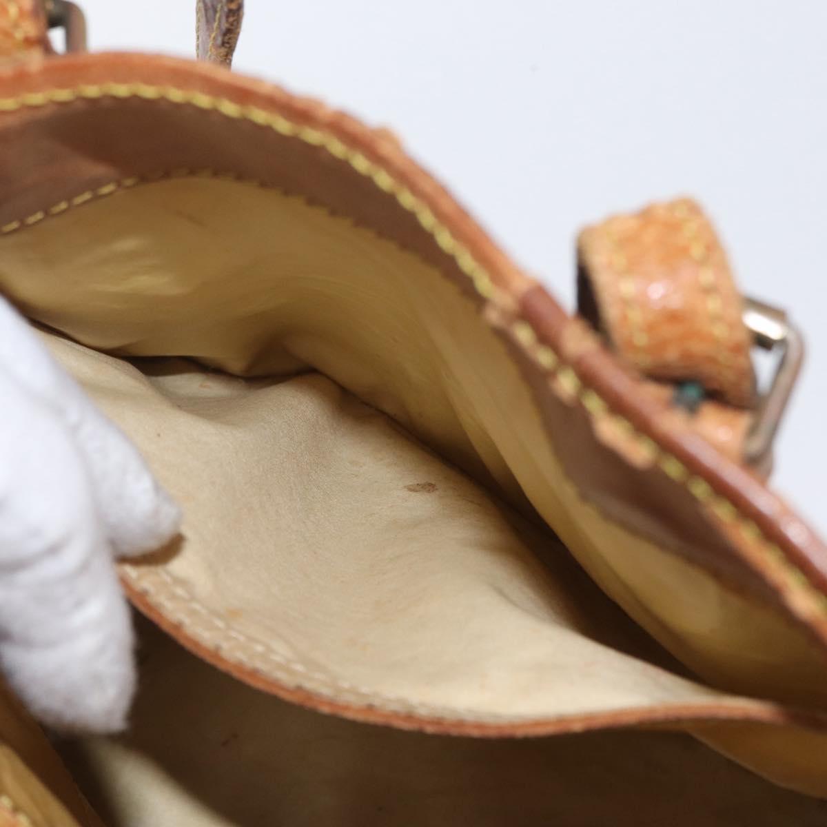 LOUIS VUITTON Monogram Bucket PM Shoulder Bag M42238 LV Auth bs33892