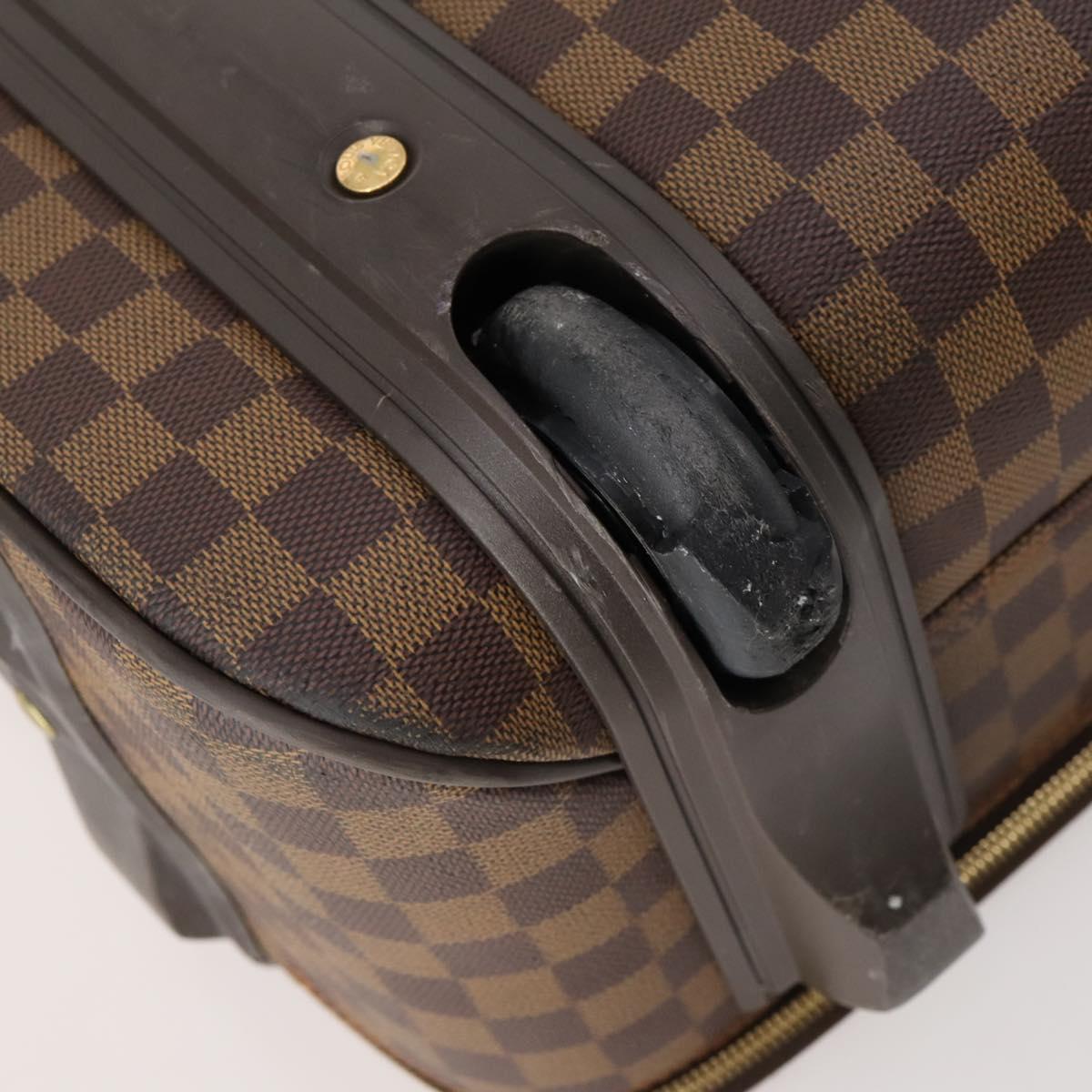 LOUIS VUITTON Damier Ebene Pegas 55 suitcase N23294 LV Auth bs33916A