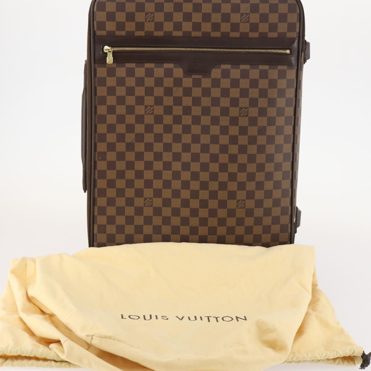 LOUIS VUITTON Damier Ebene Pegas 55 suitcase N23294 LV Auth bs33916A