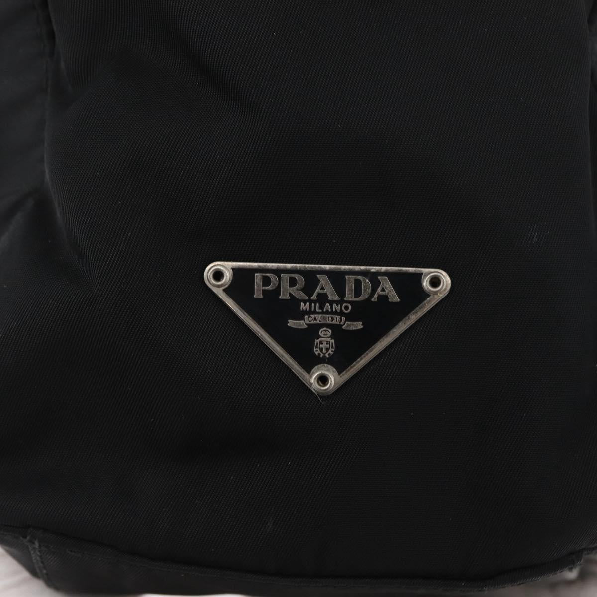 PRADA Hand Bag Nylon Black Auth bs33933