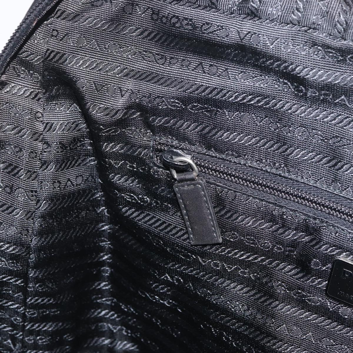 PRADA Hand Bag Nylon Black Auth bs33933