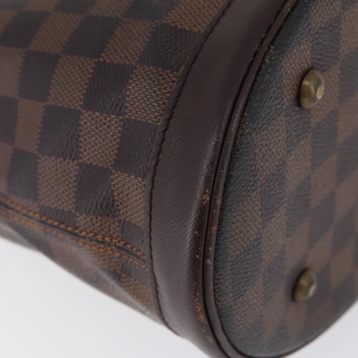 LOUIS VUITTON Damier Ebene Marais Shoulder Bag N42240 LV Auth bs33936