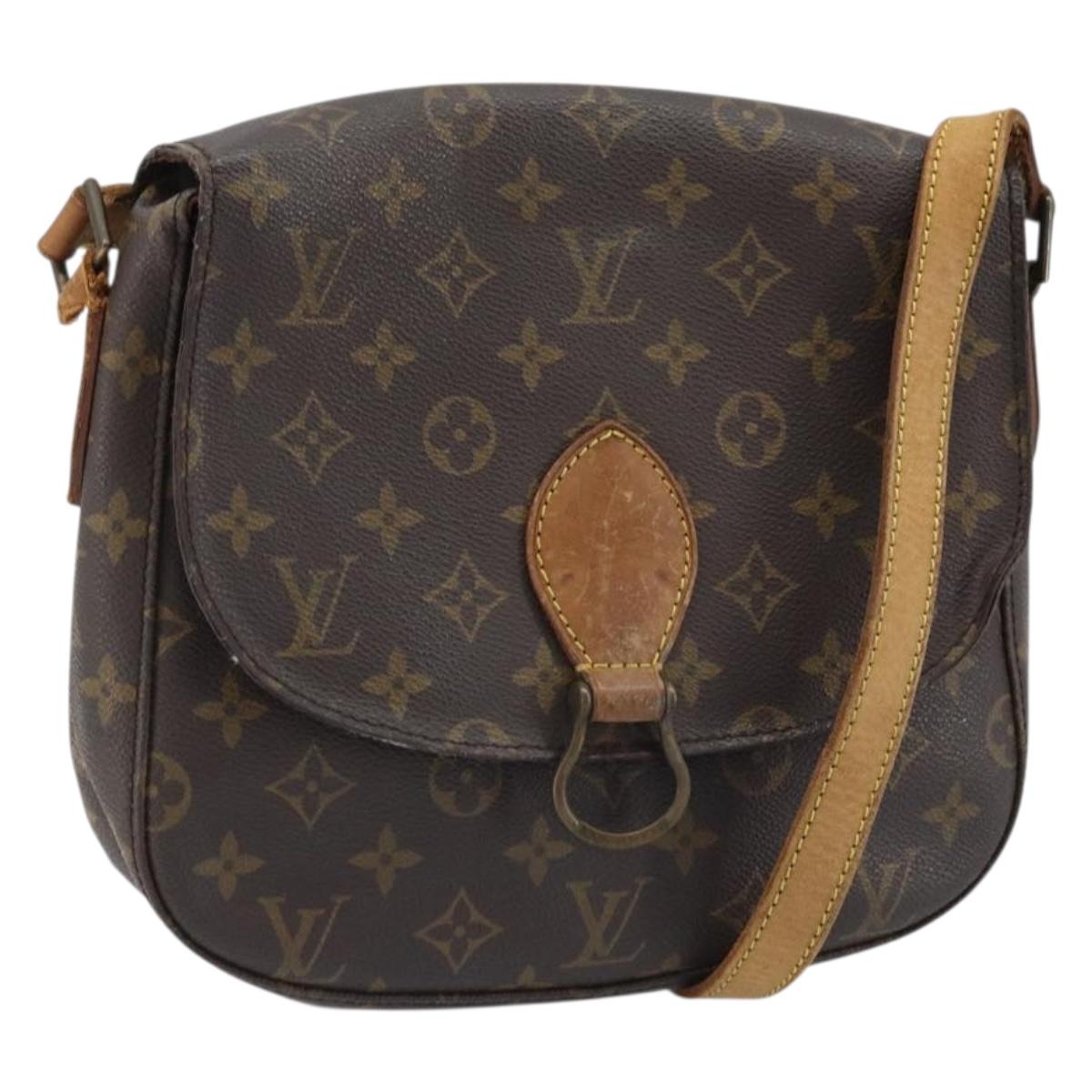 LOUIS VUITTON Monogram Saint Cloud GM Shoulder Bag M51242 LV Auth bs33939