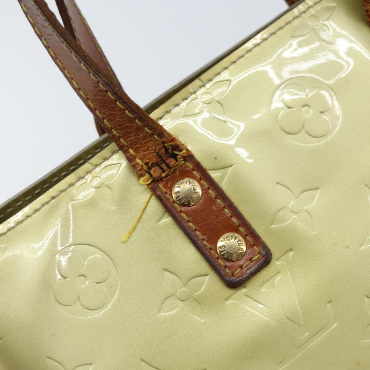 LOUIS VUITTON Monogram Vernis Reade PM Hand Bag Gris M91145 LV Auth bs33944