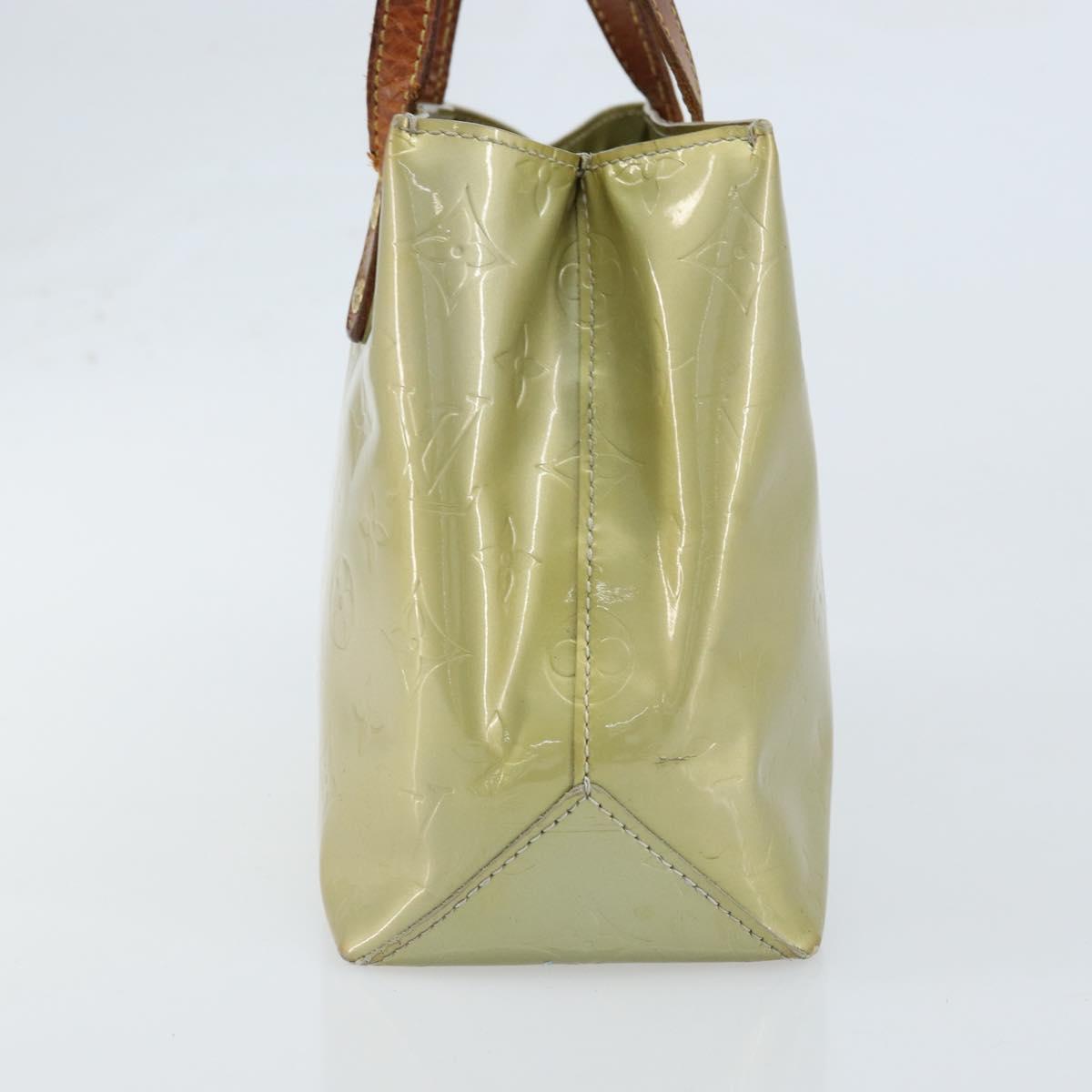 LOUIS VUITTON Monogram Vernis Reade PM Hand Bag Gris M91145 LV Auth bs33944