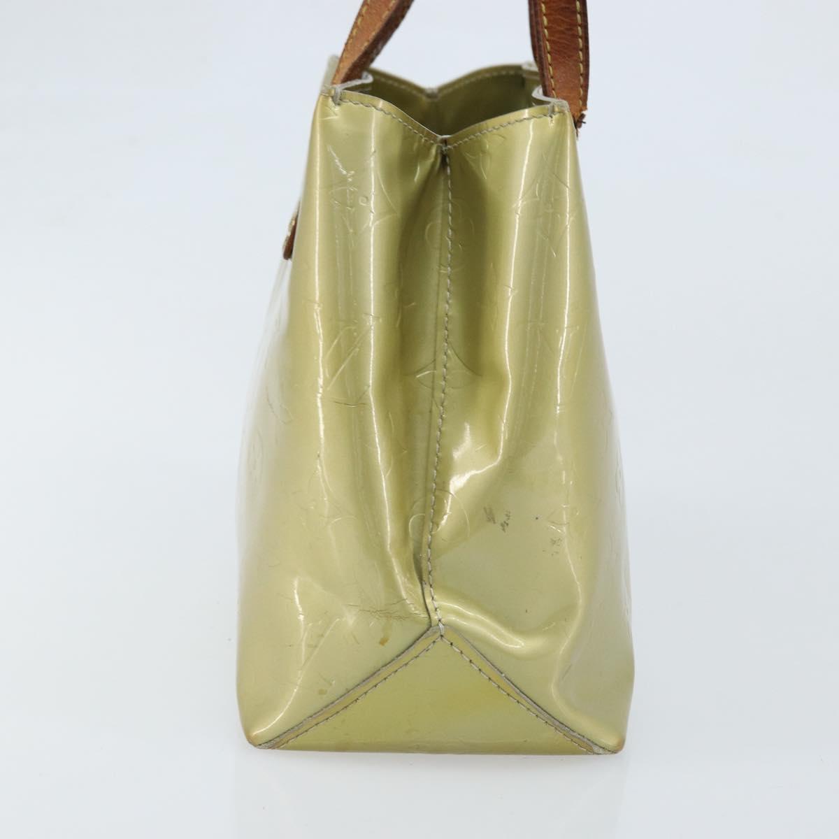 LOUIS VUITTON Monogram Vernis Reade PM Hand Bag Gris M91145 LV Auth bs33944