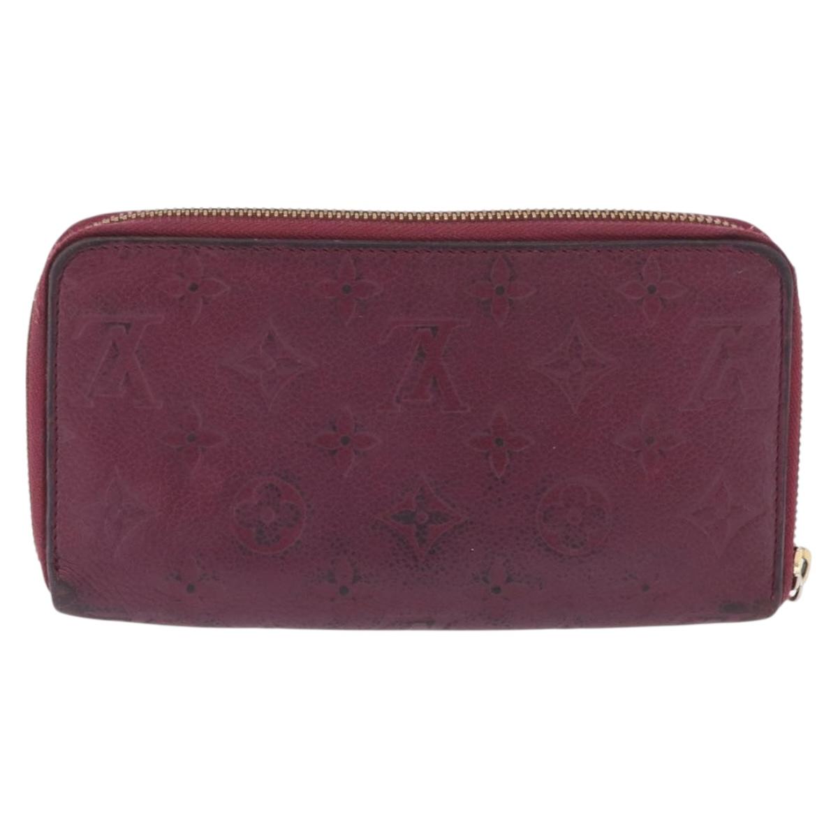 LOUIS VUITTON Empreinte Portefeuille Secret Ron Wallet Oroll M60359 Auth bs33947