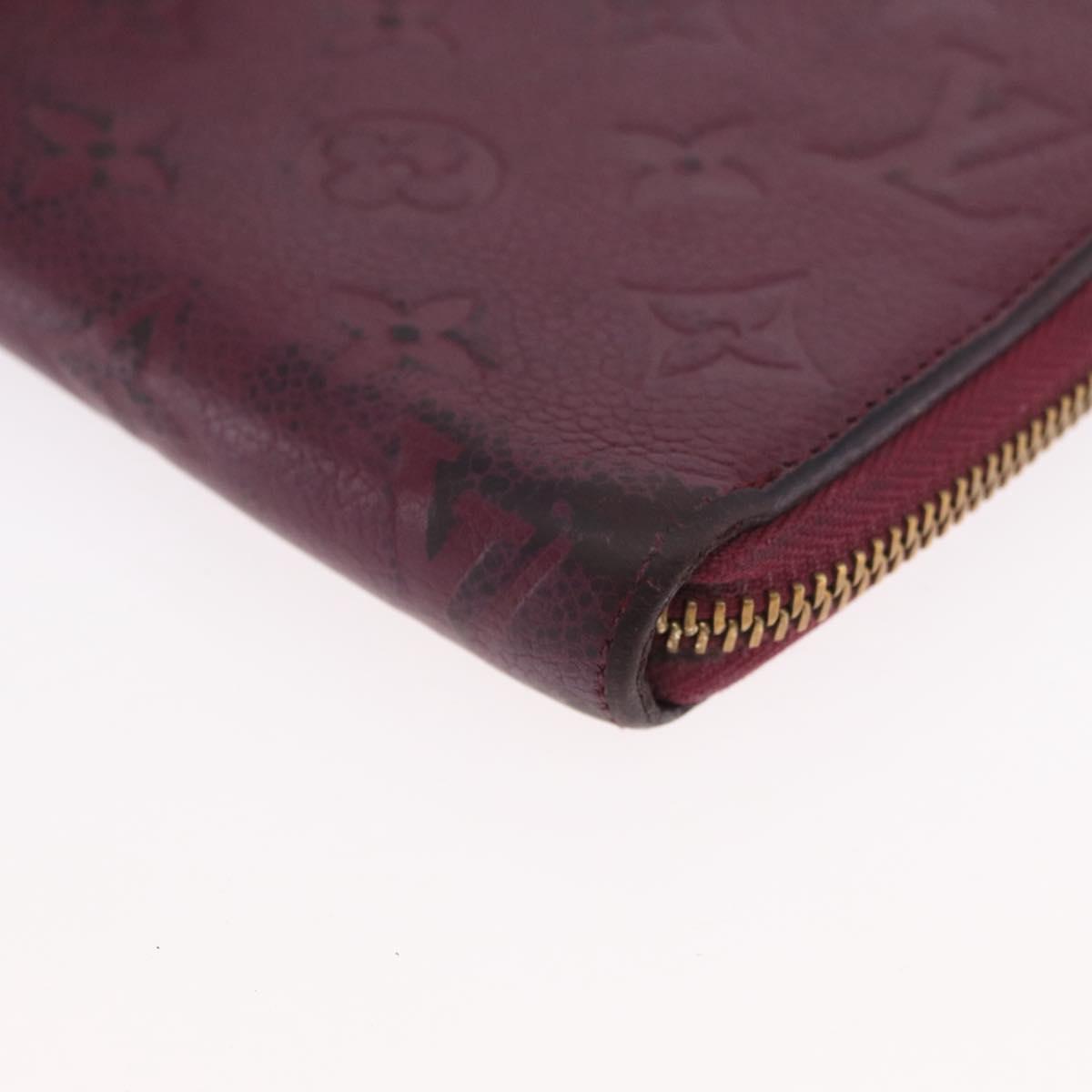 LOUIS VUITTON Empreinte Portefeuille Secret Ron Wallet Oroll M60359 Auth bs33947