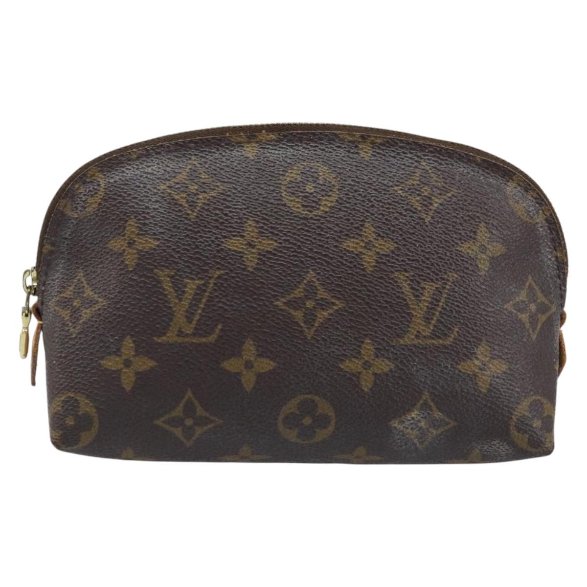 LOUIS VUITTON Monogram Pochette Cosmetic PM Cosmetic Pouch M47515 Auth bs33950