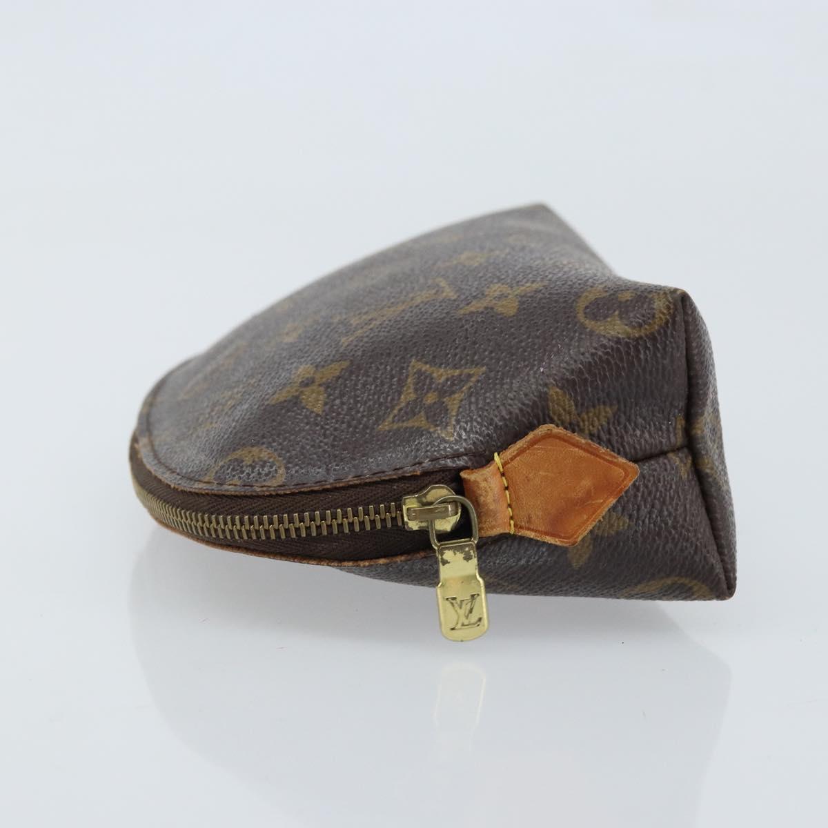 LOUIS VUITTON Monogram Pochette Cosmetic PM Cosmetic Pouch M47515 Auth bs33950
