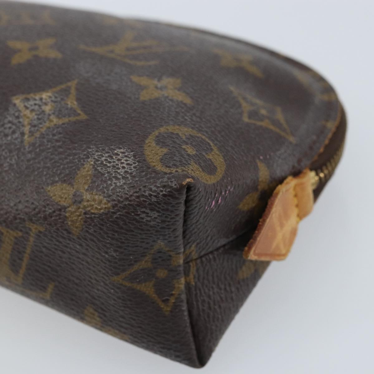 LOUIS VUITTON Monogram Pochette Cosmetic PM Cosmetic Pouch M47515 Auth bs33950