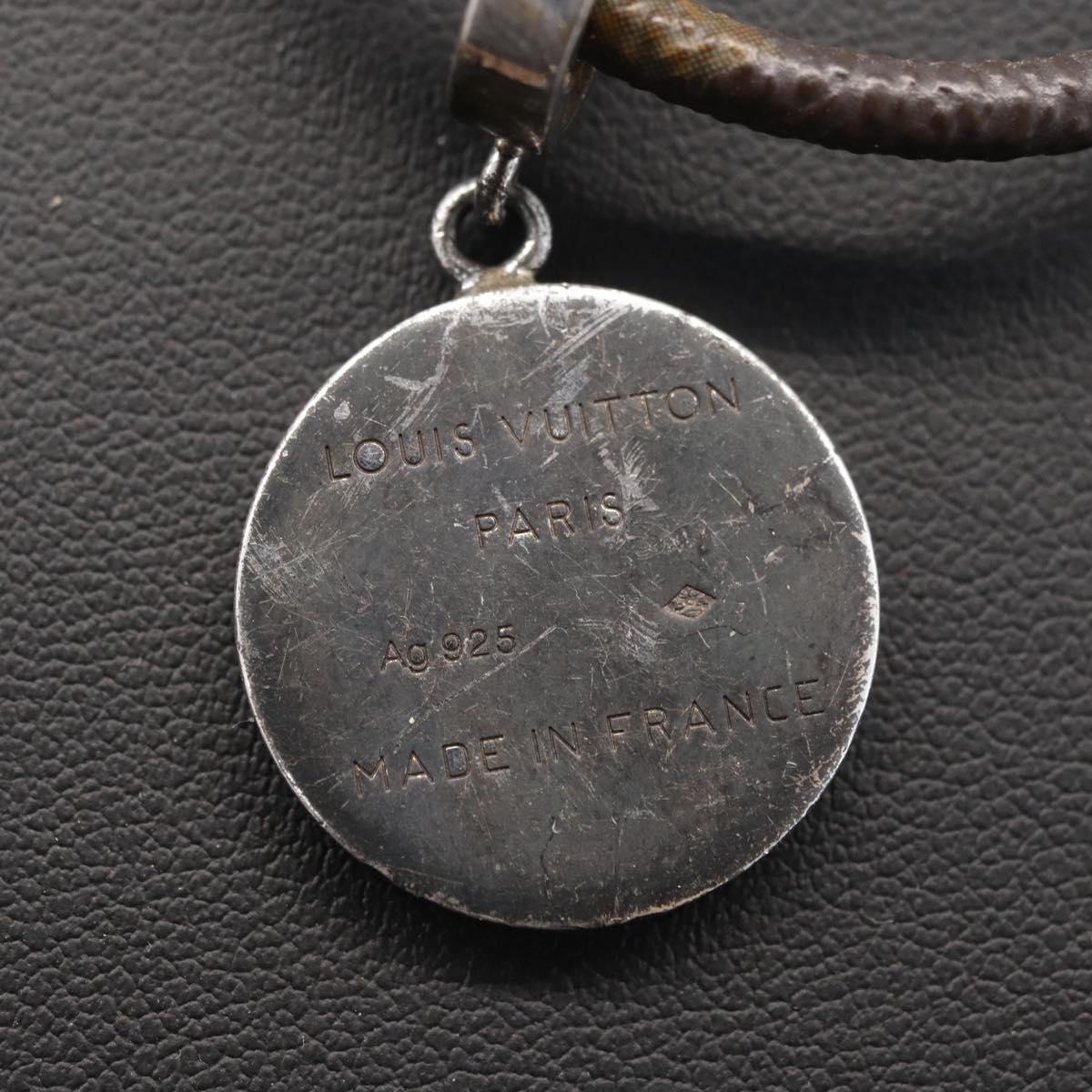 LOUIS VUITTON Monogram Pandantif Necklace M65436 LV Auth bs33954