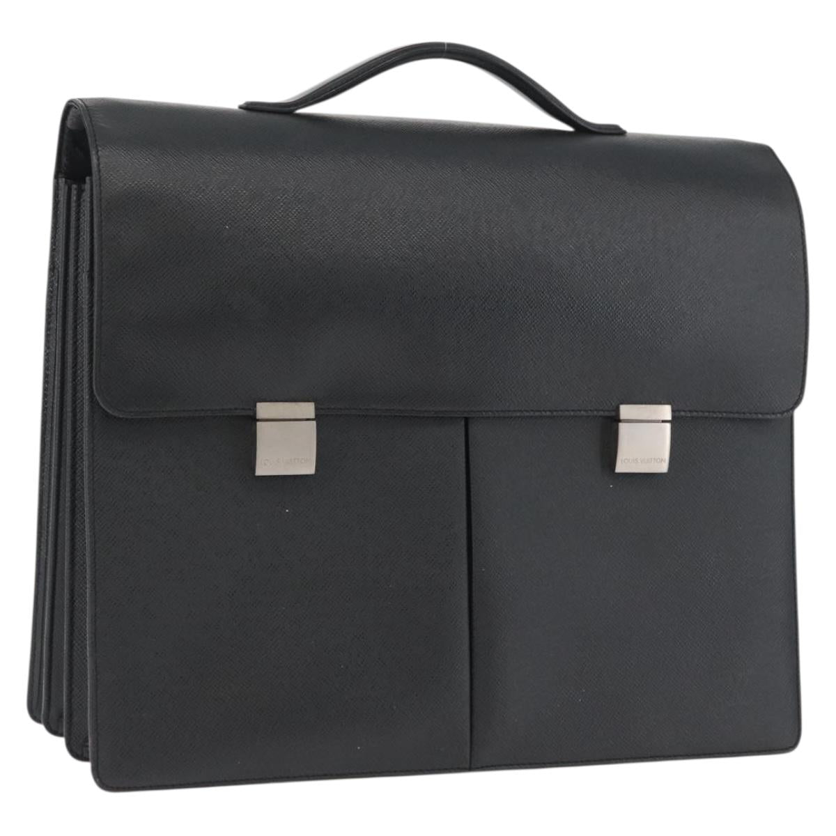 LOUIS VUITTON Taiga Tobol Business Bag Ardoise M30792 LV Auth bs33959