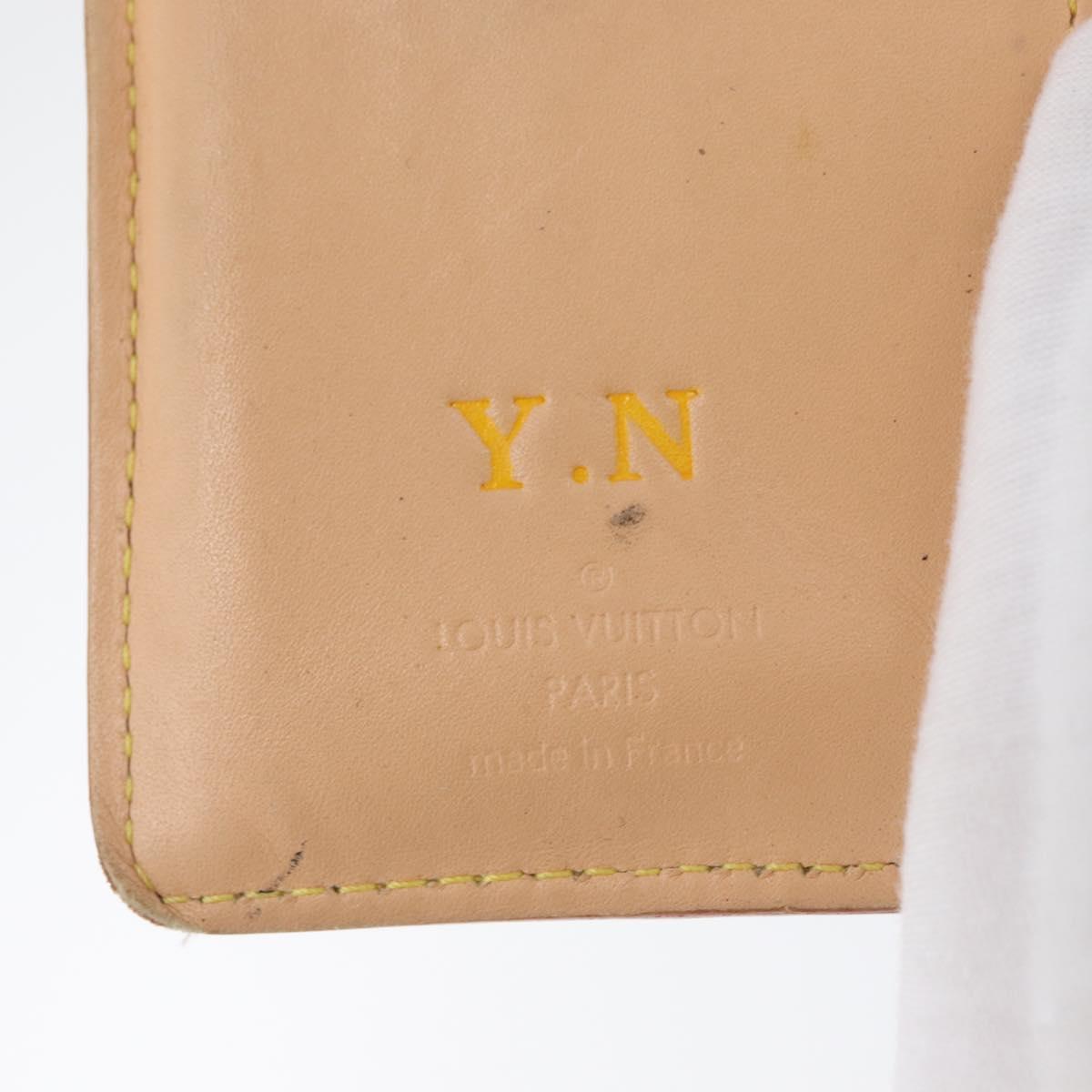 LOUIS VUITTON Multicolor Portefeuille Viennois Wallet Black M92988 Auth bs33960